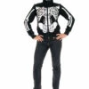 Charades Hooded Skeleton Sweatshirt Sexy Halloween Costumes