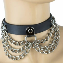Funk Plus Hanging Chains Kinky Choker