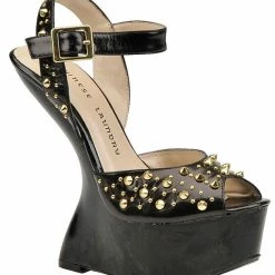 Chinese Laundry Cat Eye Gold Stud Wedge Sandal