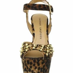 Chinese Laundry Cat Eye Gold Stud Wedge Sandal