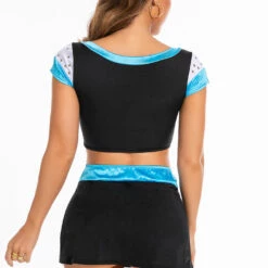 Coquette Sexy Halloween Costumes Halftime Cheerleader Costume