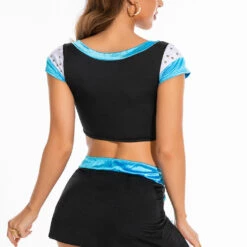 Coquette Sexy Halloween Costumes Halftime Cheerleader Costume