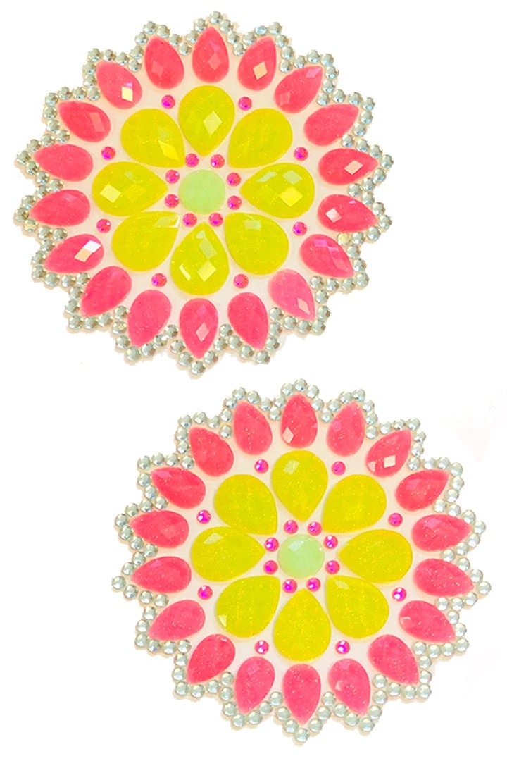 NevaNude Neon UV Crystal Boob Jewels 2 NevaNude Neon UV Crystal Boob Jewels