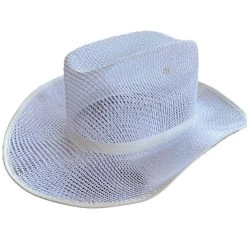 CRP White Straw Cowboy Hat