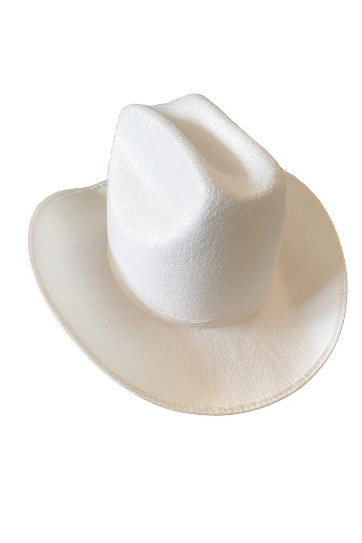 CRP White Cowboy Hat 2 CRP White Cowboy Hat