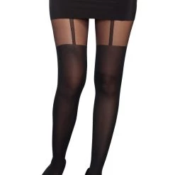 Dreamgirl Hosiery Sheer Pantyhose With Garters 5 Dreamgirl Hosiery Sheer Pantyhose With Garters