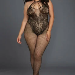 Dreamgirl Plus Size Black Teddy Bodystocking 5 Dreamgirl Plus Size Black Teddy Bodystocking