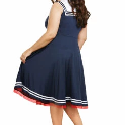 Dreamgirl Plus Costumes Plus Size All Aboard Sailor Costume