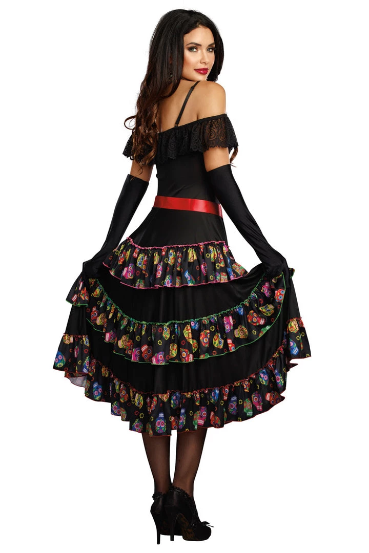 Dreamgirl Sexy Halloween Costumes Lady Of The Dead Costume 2 Dreamgirl Sexy Halloween Costumes Lady Of The Dead Costume