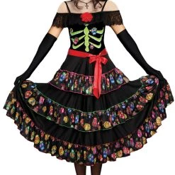 Dreamgirl Sexy Halloween Costumes Lady Of The Dead Costume 6 Dreamgirl Sexy Halloween Costumes Lady Of The Dead Costume