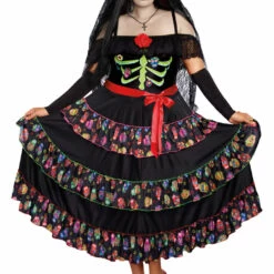 Dreamgirl Plus Costumes Plus Size Lady Of The Dead Costume