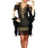 Dreamgirl Sexy Halloween Costumes Swanky Flapper Costume