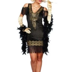 Dreamgirl Sexy Halloween Costumes Swanky Flapper Costume