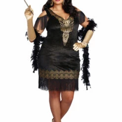 Dreamgirl Plus Size Swanky Flapper Costume 5 Dreamgirl Plus Size Swanky Flapper Costume