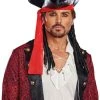 Dreamgirl Men's Pirate Hat Accessories