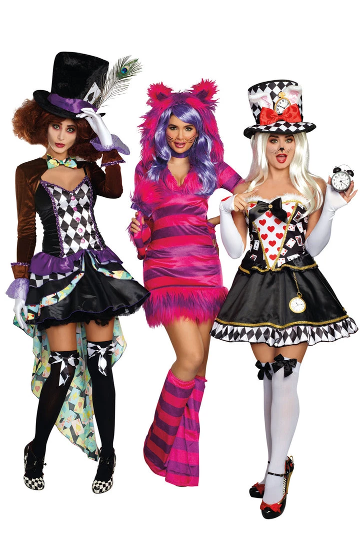 Dreamgirl Sexy Halloween Costumes Hatter Madness Costume 2 Dreamgirl Sexy Halloween Costumes Hatter Madness Costume
