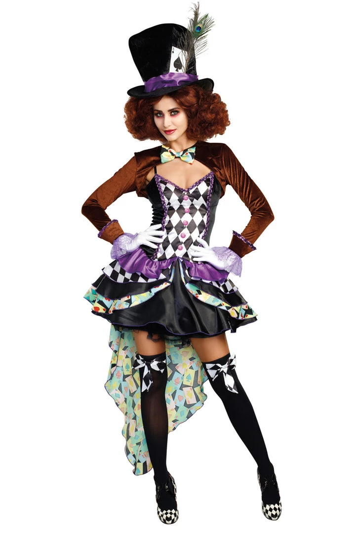 Dreamgirl Sexy Halloween Costumes Hatter Madness Costume 5 Dreamgirl Sexy Halloween Costumes Hatter Madness Costume