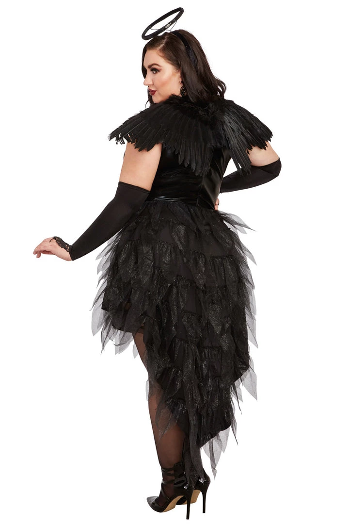 Dreamgirl Plus Size Angel Of Darkness Costume Plus Costumes 2 Dreamgirl Plus Size Angel Of Darkness Costume Plus Costumes