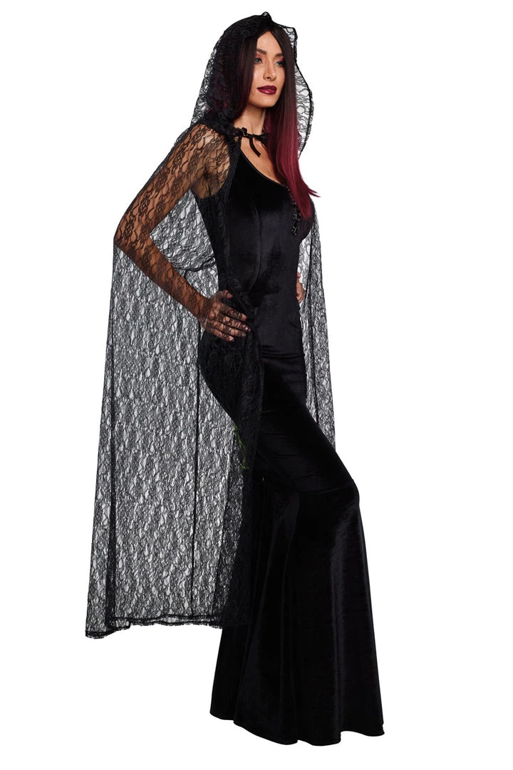 Dreamgirl Lace Cape Sexy Halloween Costumes 2 Dreamgirl Lace Cape Sexy Halloween Costumes