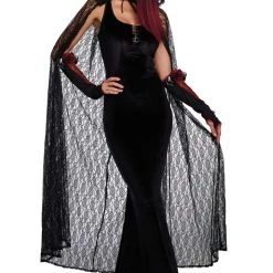Dreamgirl Lace Cape Sexy Halloween Costumes 7 Dreamgirl Lace Cape Sexy Halloween Costumes