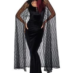 Dreamgirl Lace Cape Sexy Halloween Costumes 8 Dreamgirl Lace Cape Sexy Halloween Costumes