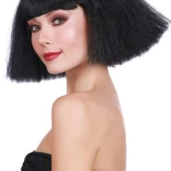 Dreamgirl Wigs Blunt Cut Bob With Bangs