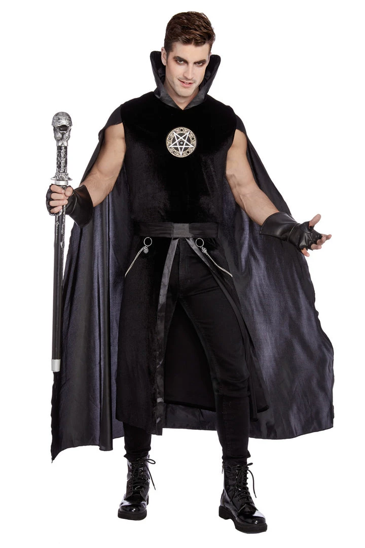 Dreamgirl Men's Prince Of Darkness Costume Sexy Halloween Costumes 1 Dreamgirl Men's Prince Of Darkness Costume Sexy Halloween Costumes