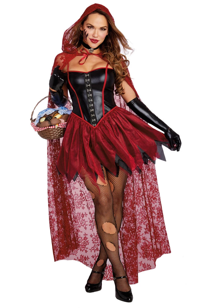 Dreamgirl Big Bad Red Costume Sexy Halloween Costumes 1 Dreamgirl Big Bad Red Costume Sexy Halloween Costumes