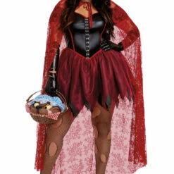 Dreamgirl Plus Size Big Bad Red Costume