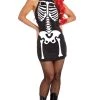 Dreamgirl Skeleton Dress Sexy Halloween Costumes