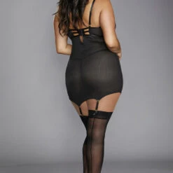 Dreamgirl Plus Size Lingerie Plus Size Fishnet Cage Chemise