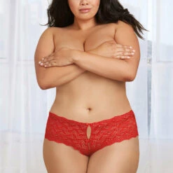 Dreamgirl Plus Size Heart Panties Plus Size Lingerie