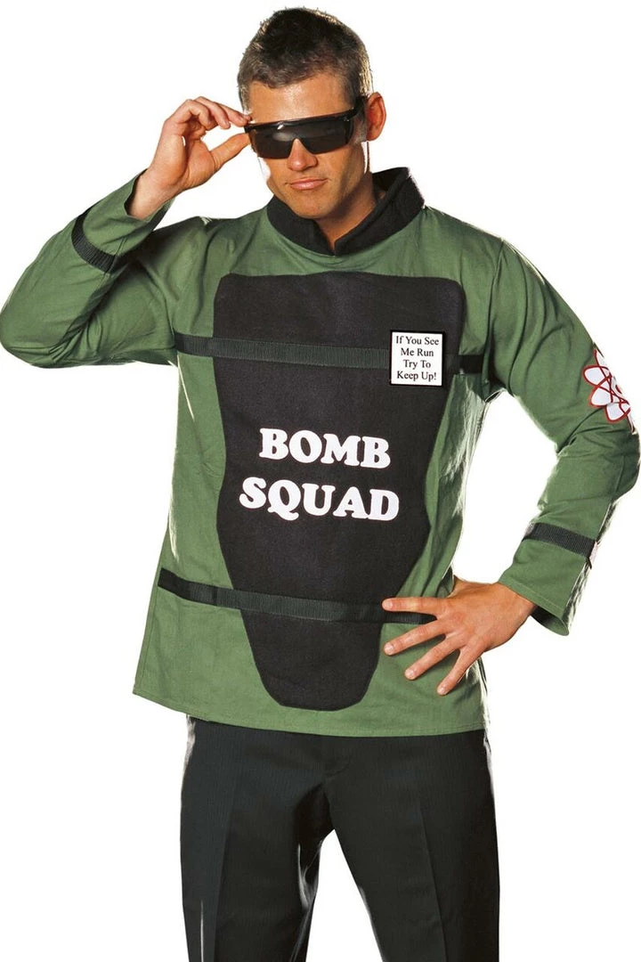 Dreamgirl Male Bomb Squad Costume 4 Dreamgirl Male Bomb Squad Costume
