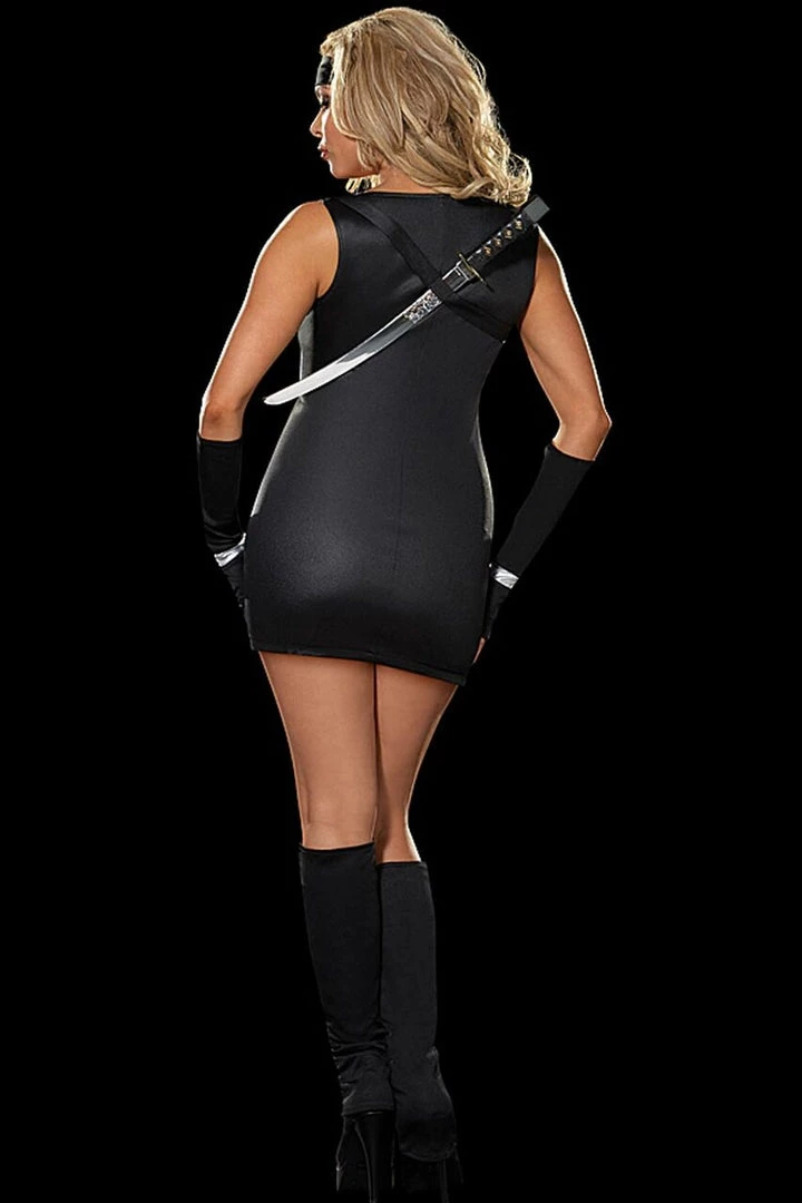 Dreamgirl Sexy Curvy Ninja Star Costume 5 Dreamgirl Sexy Curvy Ninja Star Costume