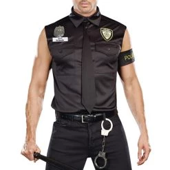 Dreamgirl Dirty Cop Officer Ed Banger Costume Sexy Halloween Costumes