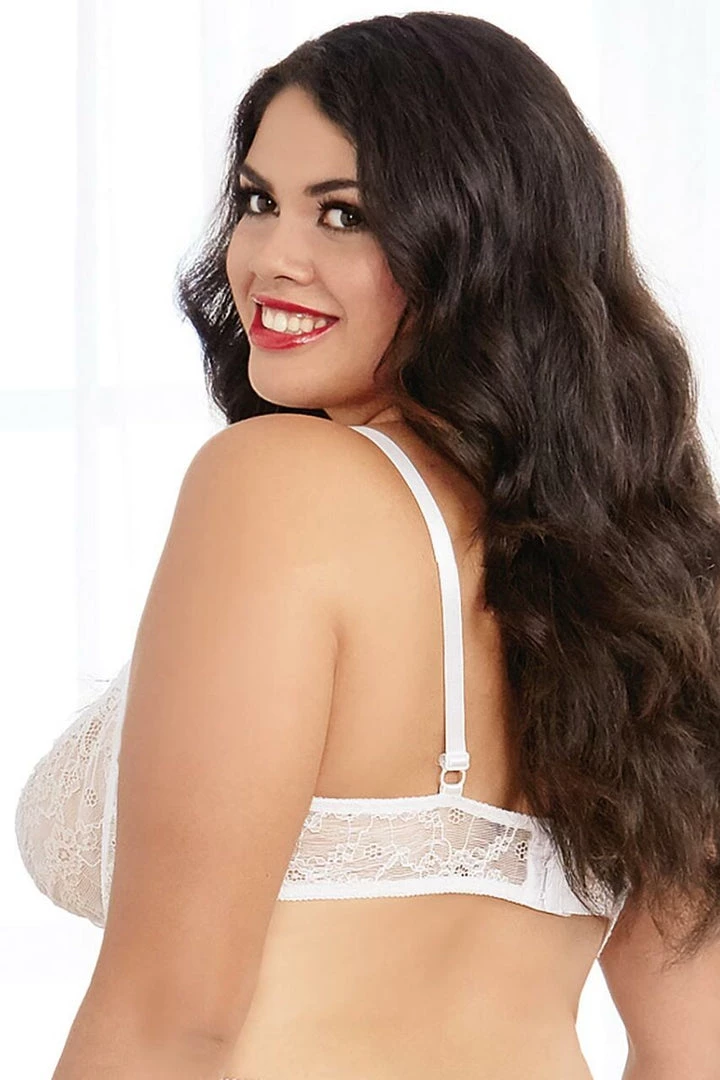 Dreamgirl Plus Size Lace Shelf Bra 5 Dreamgirl Plus Size Lace Shelf Bra