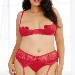 Dreamgirl Plus Size Lace Shelf Bra 30 Dreamgirl Plus Size Lace Shelf Bra