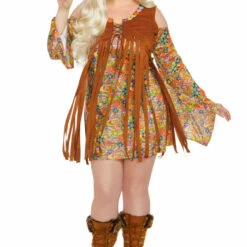 Dreamgirl Plus Size Pure Hippie Costume