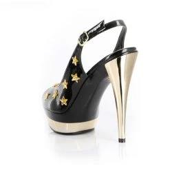 Ellie Shoes Skylar Heel Peep Toe Platform Heels