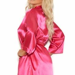 Elegant Moments Plus Size Sexy Satin Robe 14 Elegant Moments Plus Size Sexy Satin Robe