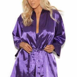 Elegant Moments Plus Size Sexy Satin Robe 19 Elegant Moments Plus Size Sexy Satin Robe