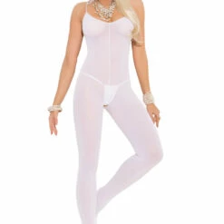 Elegant Moments Plus Size Opaque Bodystocking 12 Elegant Moments Plus Size Opaque Bodystocking