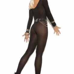 Elegant Moments Long Sleeve Opaque Bodystocking 9 Elegant Moments Long Sleeve Opaque Bodystocking