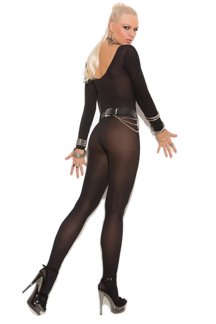 Elegant Moments Long Sleeve Opaque Bodystocking 3 Elegant Moments Long Sleeve Opaque Bodystocking