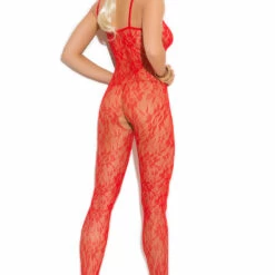 Elegant Moments Rose Lace Bodystocking Lingerie