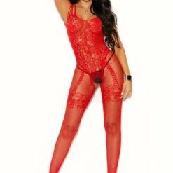 Elegant Moments Lingerie Strappy Net And Lace Bodystocking 9 Elegant Moments Lingerie Strappy Net And Lace Bodystocking