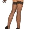 Elegant Moments Fence Net Stockings With Lace