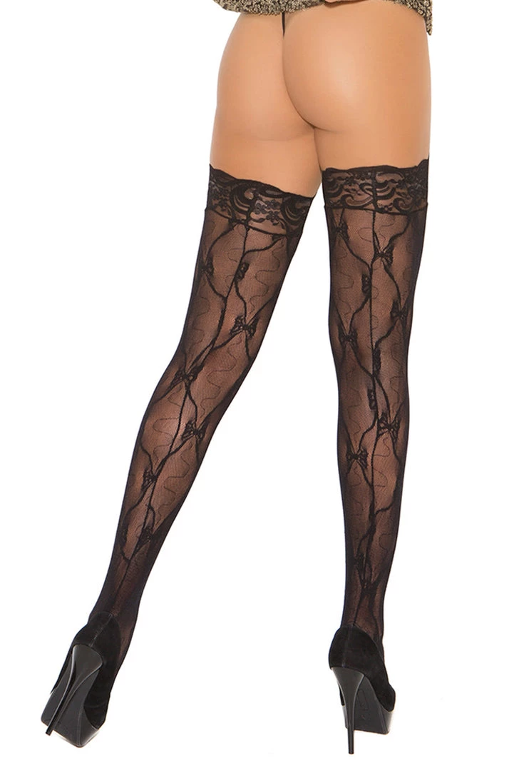 Elegant Moments Ribbon Lace Stockings 2 Elegant Moments Ribbon Lace Stockings