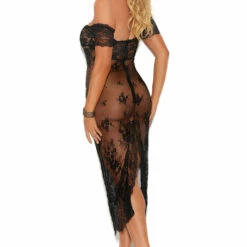 Elegant Moments Plus Size Off The Shoulder Lace Gown 5 Elegant Moments Plus Size Off The Shoulder Lace Gown