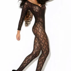 Elegant Moments Long Sleeve Lace Bodystocking Lingerie